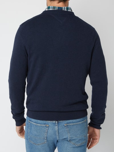 Tommy Hilfiger Pullover aus Baumwoll-Kaschmir-Mix (marine) online 