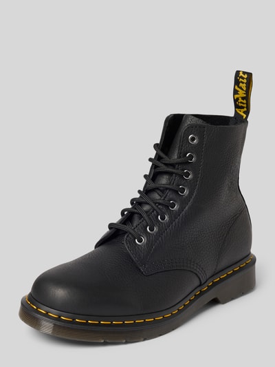 Dr. Martens Veterlaarzen van echt leer met logopatch Zwart - 1