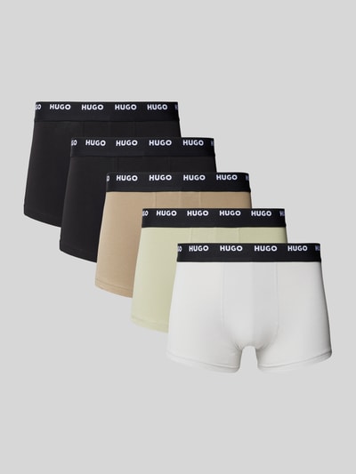 HUGO Trunks mit elastischem Label-Bund im 5er-Pack Beige 1