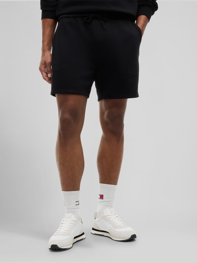 Tommy Jeans Bermudy o kroju relaxed fit z mieszanki bawełny z tunelem Czarny 4