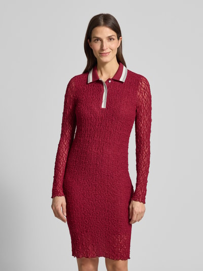 Marc Cain Kleid mit Polokragen Kirsche 4