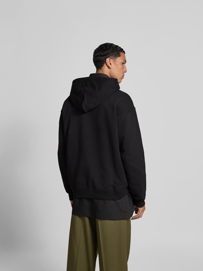 Diesel Oversized Hoodie mit Logo-Patch Black 5