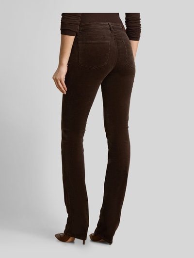 Lauren Ralph Lauren Straight Leg Hose aus Baumwollmix Dunkelbraun 5