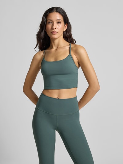 VARLEY Biustonosz typu bralette z tyłem o kroju bokserki Ciemnozielony 4