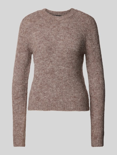 Vero Moda Pullover mit Rundhalsausschnitt Taupe 2