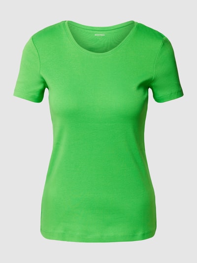 Montego T-Shirt in Melange-Optik Gruen 2