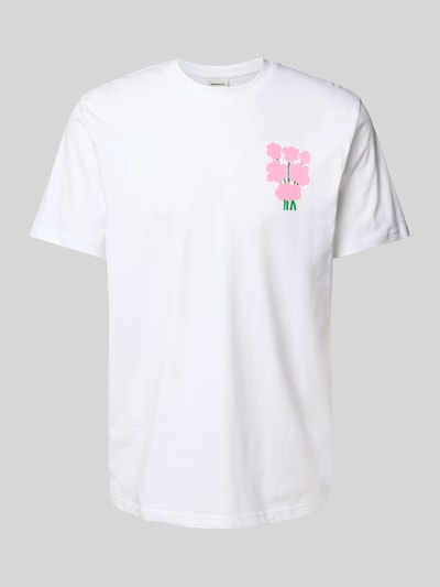 Dedicated T-Shirt mit Rundhalsausschnitt Modell 'Magical Flowers' Weiss 2