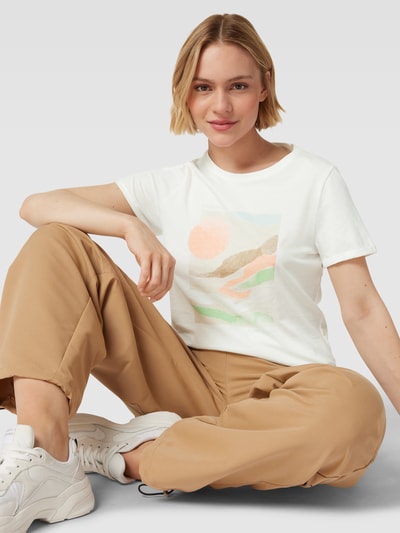 Tom Tailor T-Shirt mit Motiv-Print Offwhite 3