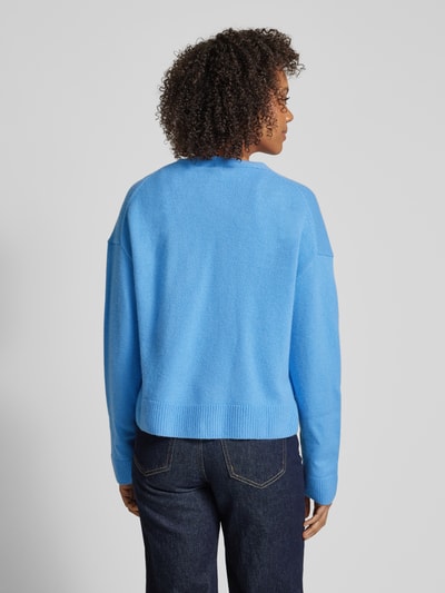 Stefanel Cardigan mit aufgesetzten Taschen Blau 5