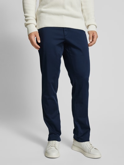 Carl Gross Chino met steekzakken, model 'Tomme' Blauw - 4