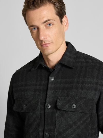 Jack & Jones Premium Regular Fit Freizeithemd mit Kentkragen Black 3