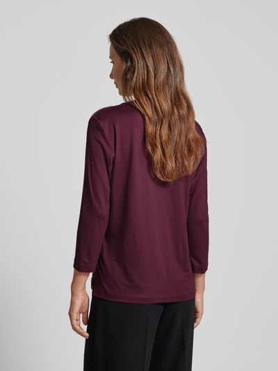 Brax Blouse met 3/4-mouwen, model 'CLARISSA' Aubergine - 5