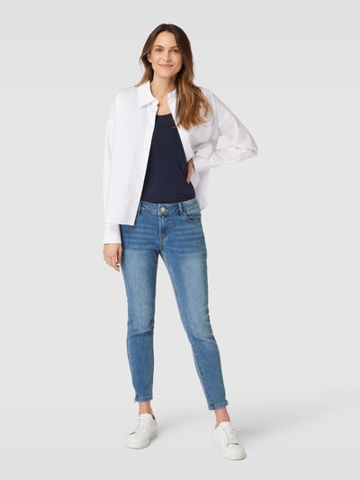 Buena Vista Regular fit jeans in used-look en denimlook Jeansblauw - 1