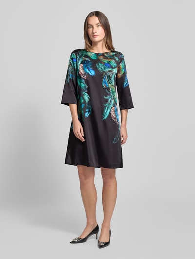 Marc Cain Relaxed Fit Kleid mit Foto-Print Dunkelgruen 1