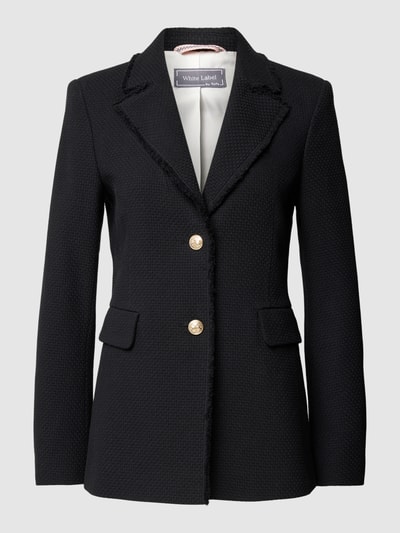 WHITE LABEL Blazer mit Strukturmuster Black 2