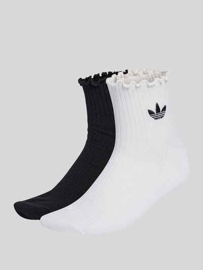 adidas Originals Socken mit Logo Stitching im 2-er-Pack Weiss 1