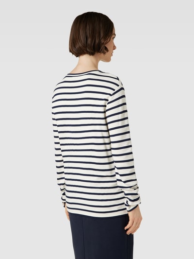 Gant Longsleeve met ronde hals Marineblauw - 5