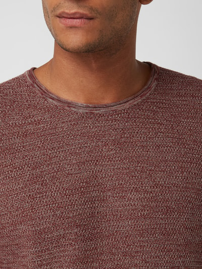 Only & Sons Pullover aus Mouliné  Dunkelrot 3