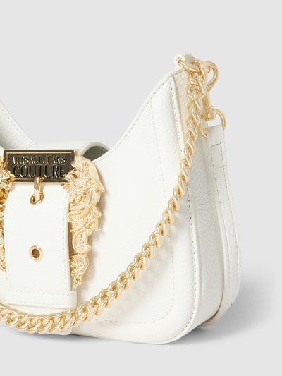 Versace Jeans Couture Handtasche mit Zier-Applikation Modell 'SML POCHETTE' Weiss 3