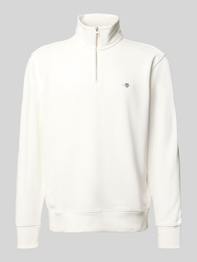 Gant Sweatshirt met opstaande kraag Offwhite - 2