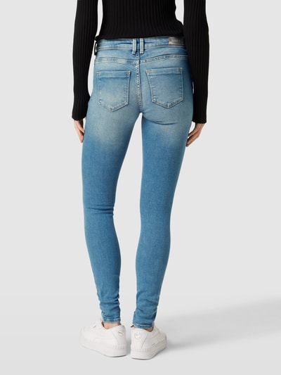 Only Skinny fit jeans in 5-pocketmodel Lichtblauw - 5