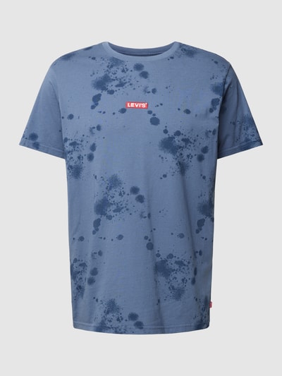 Levi's® T-Shirt mit Label-Stitching Modell 'RELAXED BABY TAB' Dunkelblau 2