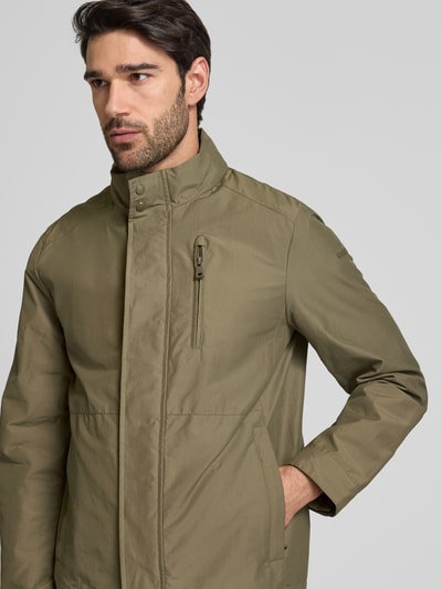 Geox Regular Fit Jacke mit Stehkragen Modell 'Betweener' Oliv 3