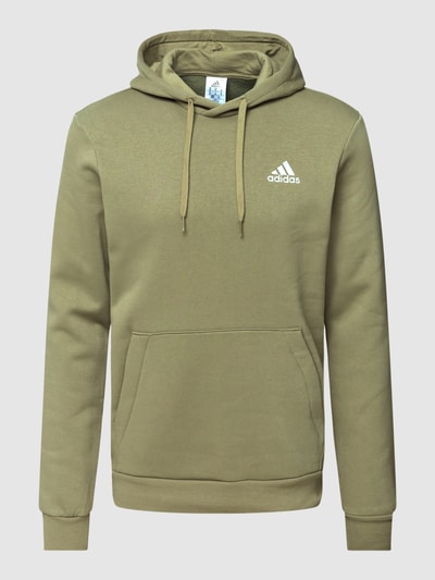 ADIDAS SPORTSWEAR Hoodie mit Label Stitching Modell FEELCOZY khaki online kaufen