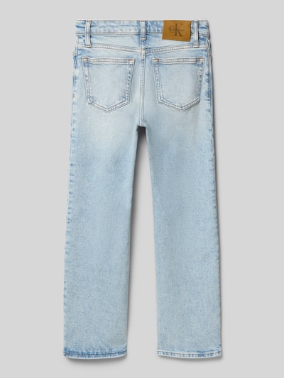 Calvin Klein Jeans Straight Fit Jeans aus Baumwoll-Mix Blau 3