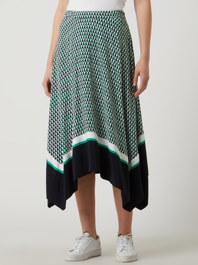 Tommy Hilfiger Midirok van viscose  Lichtgroen - 4