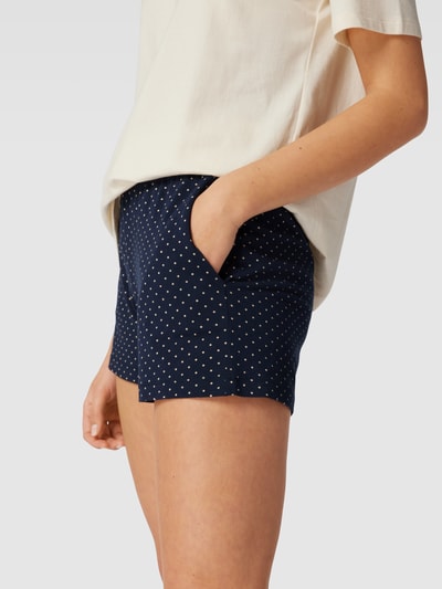 Schiesser Pyjama-Shorts  mit Allover-Muster Marine 3