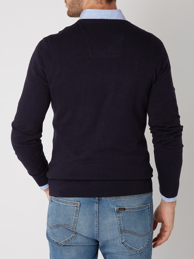 Tom Tailor Pullover mit V-Ausschnitt Marine 5