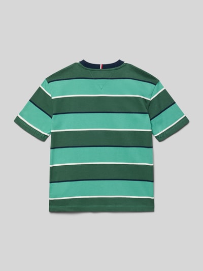 Tommy Hilfiger Teens Regular Fit T-Shirt aus reiner Baumwolle Gruen 3