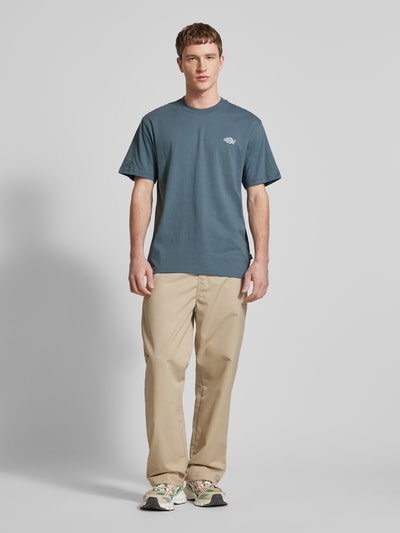 Dickies T-Shirt mit Label-Print Modell 'SUMMERDALE' Petrol 1