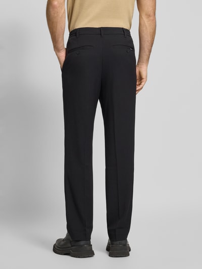 Tom Tailor Denim Chinosy o luźnym kroju z dodatkiem wiskozy BLACK 5