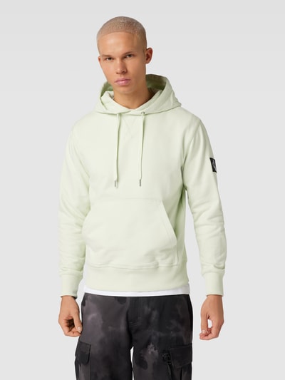 Calvin Klein Jeans Hoodie met badge Mintgroen - 4