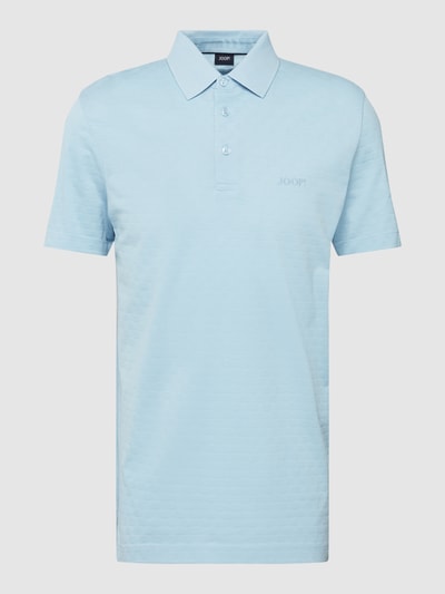 JOOP! Collection Poloshirt mit Strukturmuster Modell 'Pacay' Hellblau 2