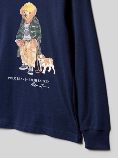 Polo Ralph Lauren Kids Regular Fit Longsleeve mit Logo-Print Marine 2