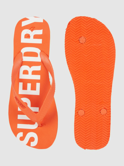 Superdry Zehentrenner mit Logo Orange 4