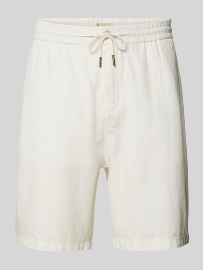 Scotch & Soda Regular Fit Bermuda mit seitlichen Eingrifftaschen Modell 'FAVE' Offwhite 2