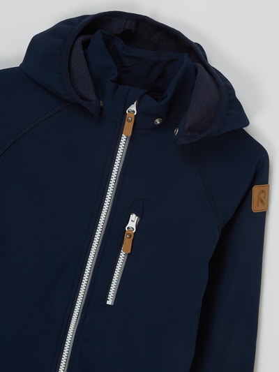 reima Softshell-jack met capuchon, model 'Vantti' Marineblauw - 2