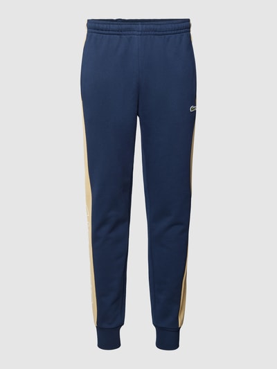 Lacoste Sweatpants in colour-blocking-design Donkerblauw - 2