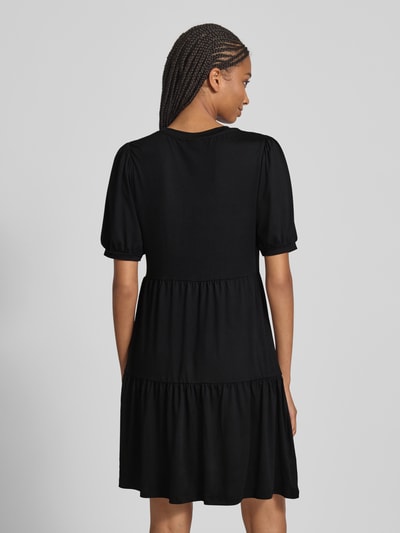 PIECES vrijetijdsjurk met all-over motief model 'NALA' Zwart - 5
