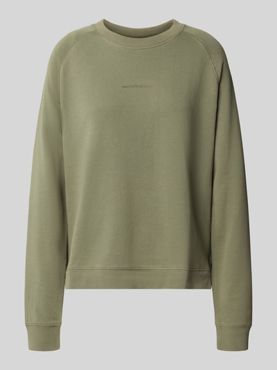 Marc O'Polo Denim Comfort Fit Sweatshirt aus reiner Baumwolle Khaki 2