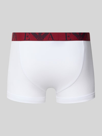 Emporio Armani Trunks mit elastischem Logo-Bund im 3er-Pack Rot 3
