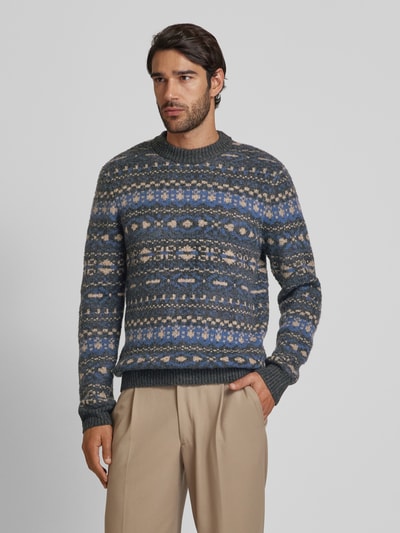 Jack & Jones Premium Strickpullover mit Rundhalsausschnitt Modell 'BLUDAVE' Blau 4