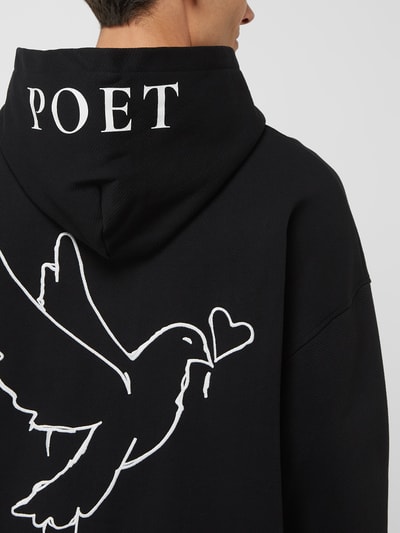 YOUNG POETS SOCIETY Hoodie aus Baumwolle Modell 'Poet Danis' Black 3