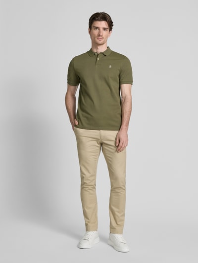 Marc O'Polo Regular Fit  Poloshirt aus reiner Baumwolle Oliv 1
