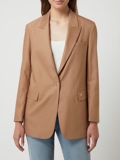 MOS MOSH Blazer van katoenmix, model 'Terry' Beige - 4