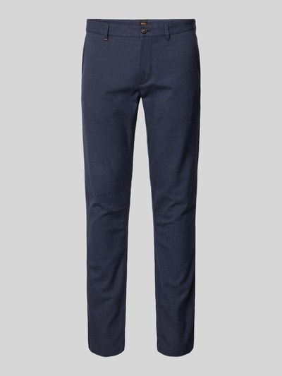 BOSS Orange Chino met Franse steekzakken Marineblauw - 2